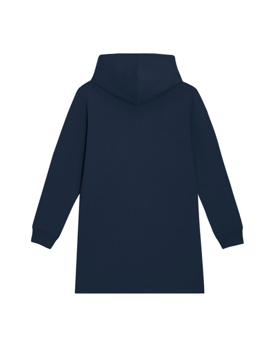 Navy blue sweatshirt dress shop