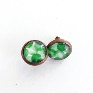 Studs Green Bubbles 8 mm imagen 1