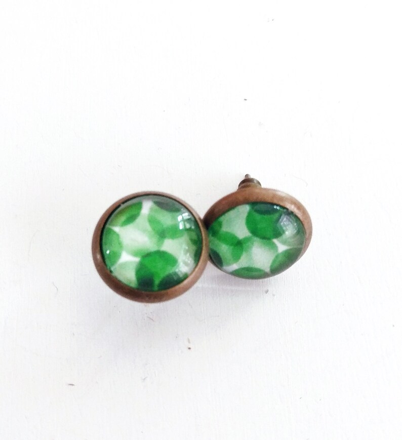 Studs Green Bubbles 8 mm imagen 1