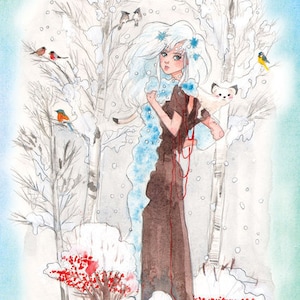 Postcard Miss Winter 1 image 2