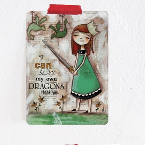Postkarte Drachenprinzessin