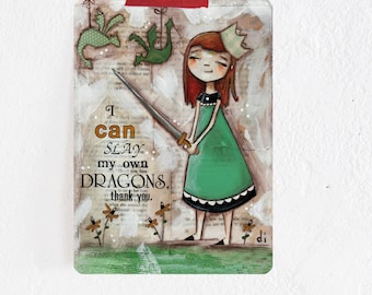 Postcard Dragon Princess