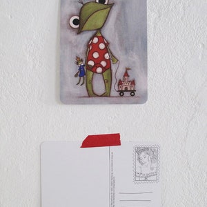 3 Postkarten im Set Froschverliebt Bild 4