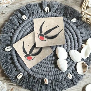 Tile Barn Swallow one 10 cm x 10 cm