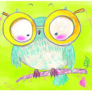 Postcard Owl Erich image 3