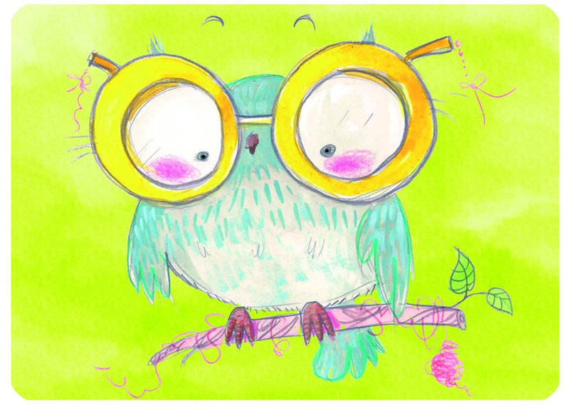 Postcard Owl Erich image 3