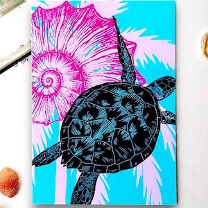 Carte postale tortue