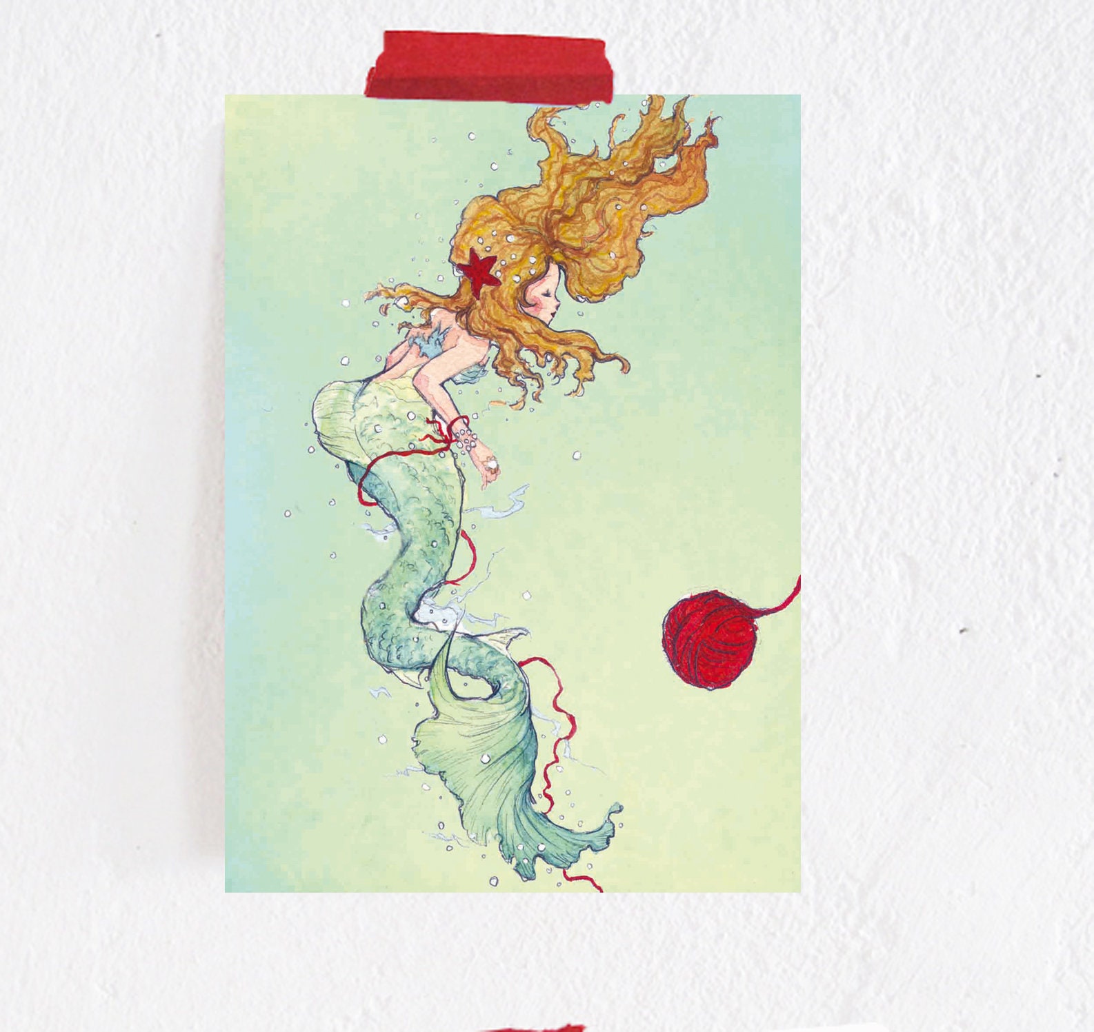 Postcard The Little Mermaid