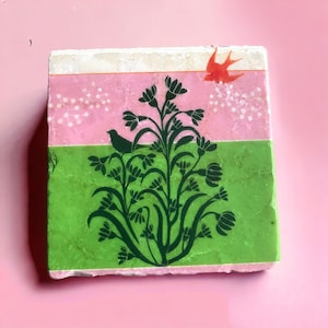 春の訪れを告げるタイル 10cm×10cm