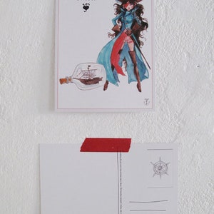 Carte postale Ahoy pirate