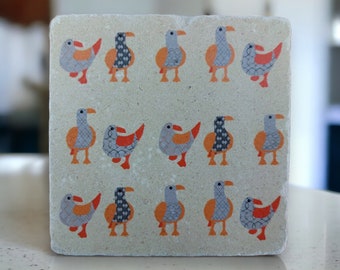 Tile Seagull Round