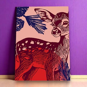 Carte postale Deer Richard