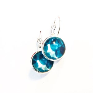 Pendientes Aqua Bubbles plata de 12 mm imagen 1