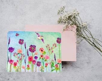 Postcard Watercolor Meadow