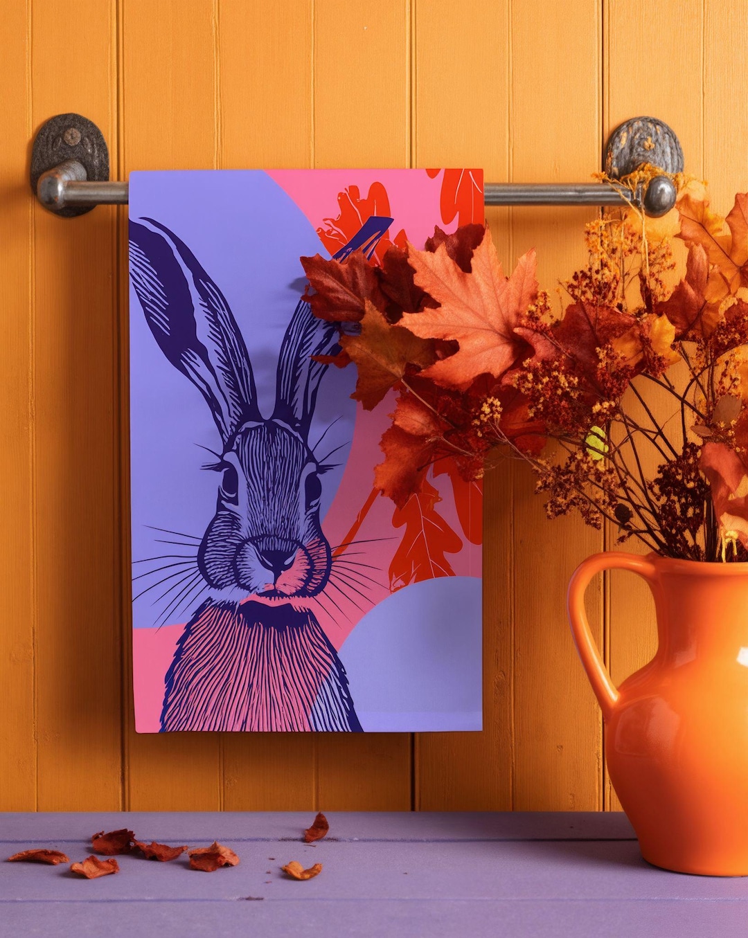 Henry The Rabbit Dish Towel Henry the Rabbit - Etsy