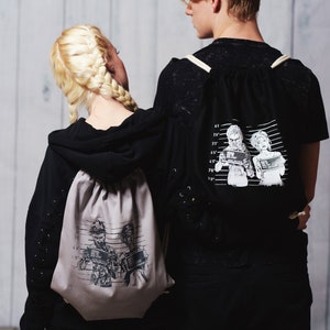 Gymnastic Bag-Hansel & Gretel Black image 2