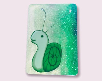 Postcard Snail Ludwig