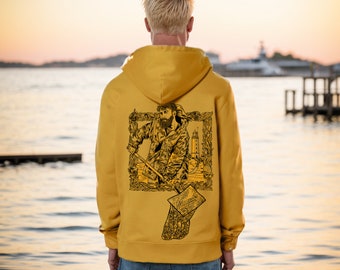 Hoodie Sweater Amber Fisherman unisex