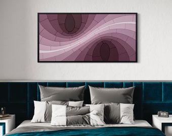 Wooden art - " Phosphorus" - 48x24, home decor, wall art