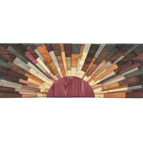 Wood Wall Art Edge Of The Day 3d 36 X 12 Wooden - Wooden Art Home Decorations Wood Wall Art Edge Of The Day 3d 36 X 12 Wooden - Wooden Art Home Decorations