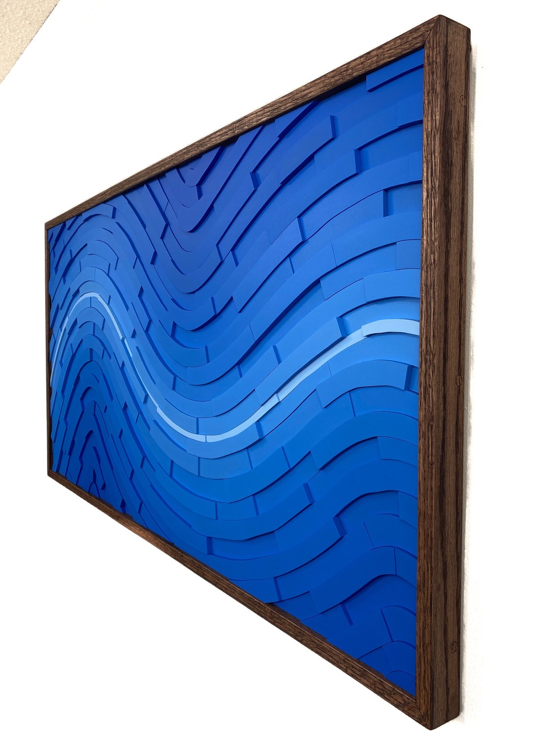 Wooden wall art Electric Atlantic Etsy