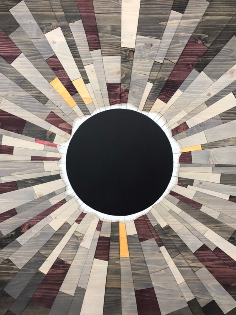 Wood wall art GREY MATTER an Eclipse 36X36 Etsy