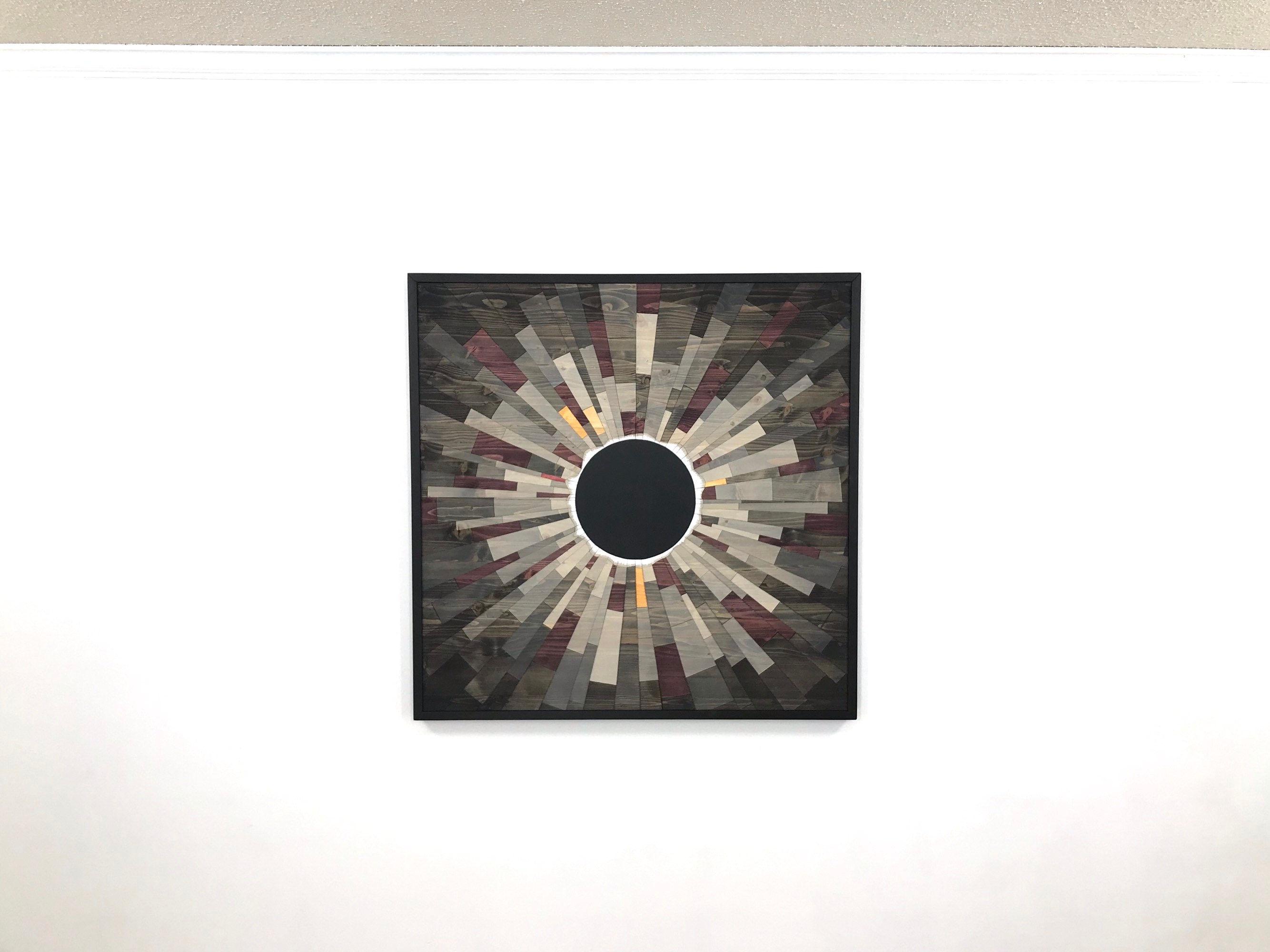 Wood wall art GREY MATTER an Eclipse 36X36 Etsy