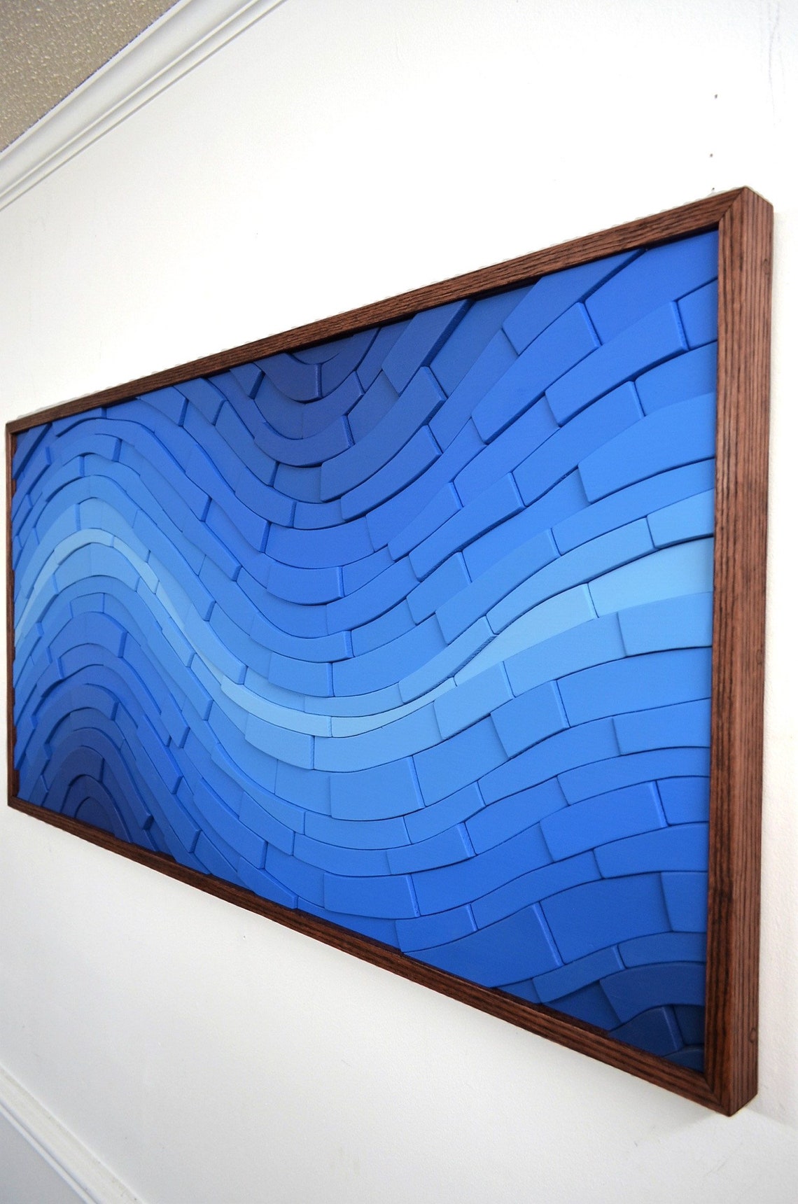 Wooden wall art Electric Atlantic Etsy