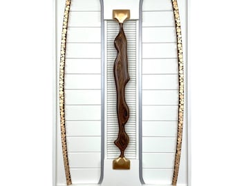 Wood art - “Extraction Protocol: Bocote” - luxury wall art, home decor