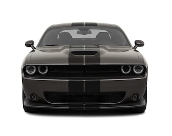 Dual 8" Racing Stripes Self Healing fits Dodge Challenger SRT 2008 to 2022