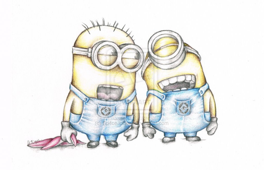 Learn How to Draw Kevin from Minions Minions Step by Step  Drawing  Tutorials