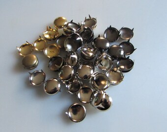 Dome Studs, Antique brass, Nickel, Gun Metal , Gold, DIY 6mm, 8mm, 9mm 10mm, 12mm, 16mm Spot 4 Claw-Qty.50