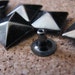 Pyramid Square Rivets, Antique Brass, Nickel, Gun Metal DIY - 6mm, 9mm ...