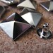 Pyramid Square Rivets, Antique Brass, Nickel, Gun Metal DIY - 6mm, 9mm ...