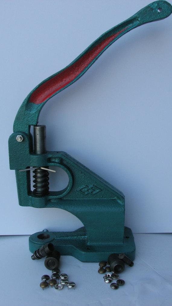 Stud Rivet Setter Machine Tool Hand Press Grommet Snap Machine Etsy