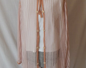 Hooded Sheer Duster/Robe