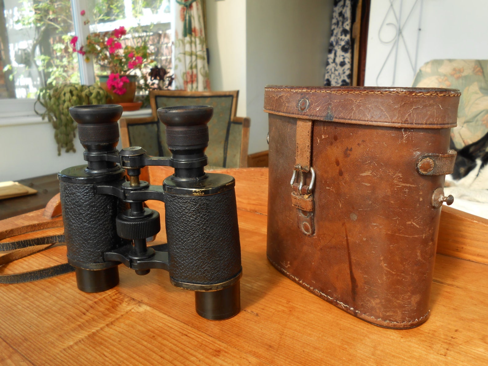 Vintage Aitchison Imperial London Binoculars with Leather Etsy