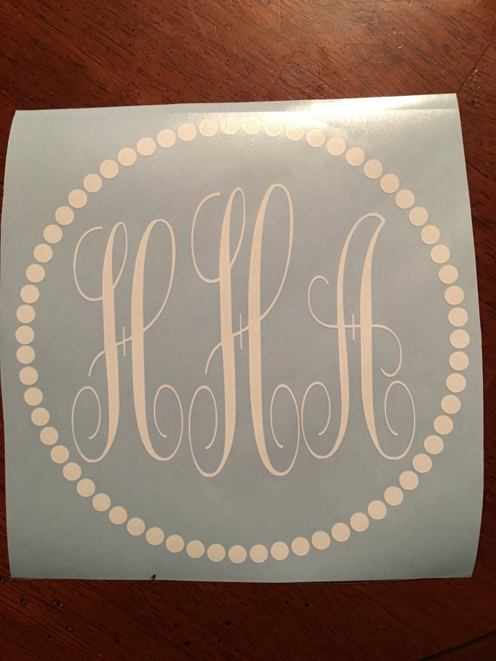 monogrammed car stickers