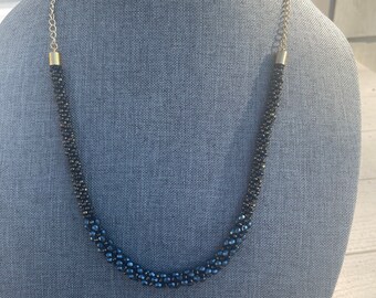 Handmade Beaded Kumihimo Chain Necklace