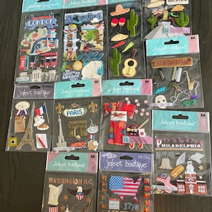 Jolee&#39;s Boutique Stickers - Travel Destinations