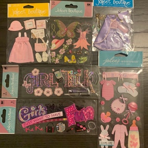 Jolee&#39;s Boutique Stickers - Little Girl, Toddler, Dress-Up, Baby Girl, Sleepover, Fairy Princess