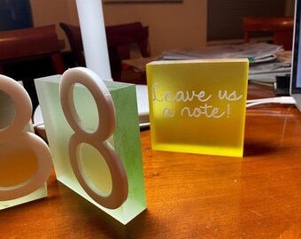 Table Numbers- 1-21
