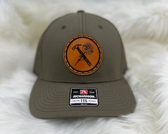 Custom Richardson 115 Leather Patch Hat Richardson 115 Low Profile Snapback  Custom Logo Personalized Company Logo Hats - Etsy