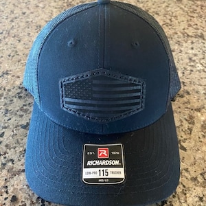 Custom Leather Patch Hat | Richardson 115 Low Profile Snapback | Richardson 112| Yupoong Classic| Custom Logo| Company Hats