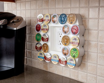 Cafe Wall Caddy - Space-Saving Coffee Pod Storage for K-Cups (BK002-01)