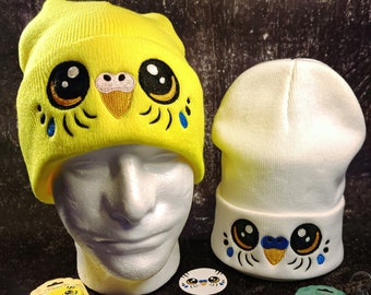 Budgie Cuffed Beanie Hat