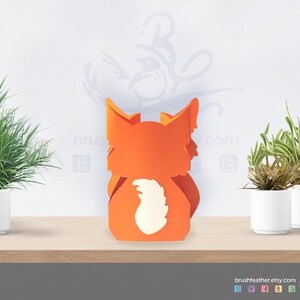 Fox Stand Up Folding Card SVG Bundle PERSONAL USE image 2