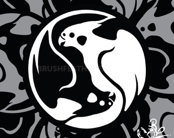 Yin-Yang Cockatiel Sticker || Weatherproof