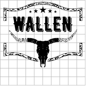Design T-Shirt Sofortiger download Wallen, Wallen Western T-Shirt, Cowboy Wallen Shirt PNG, Wallen Western Geschenk