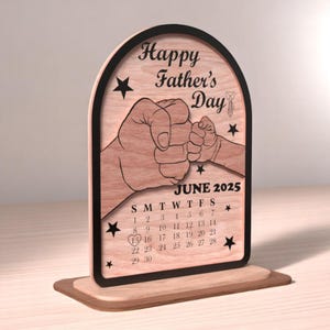 Father’s Day Calendar Sign SVG
